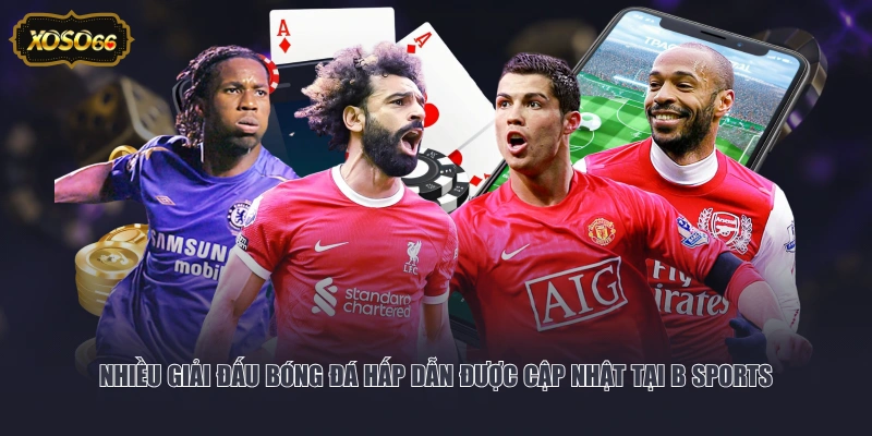 Nhiều giải đấu bóng đá hấp dẫn được cập nhật tại B Sports 